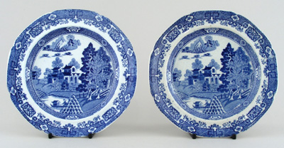 Side or Cheese Plates Pair c1815
